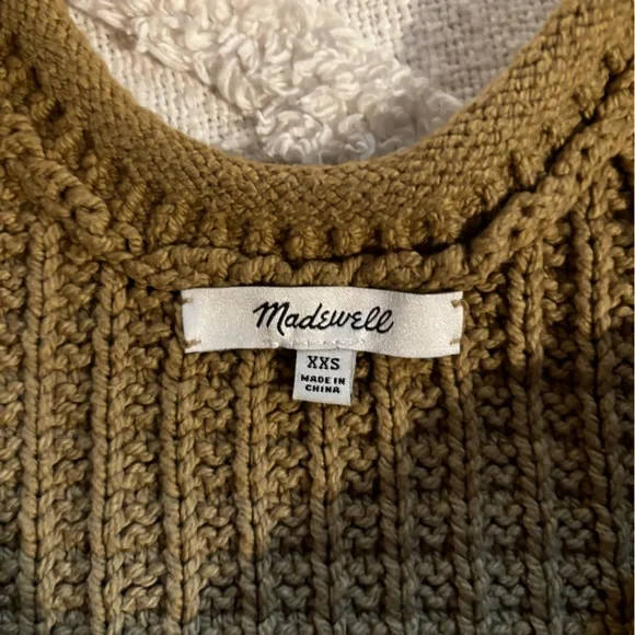 Madewell XXS Textured-Stitch Sweater Tank - Picture 6 of 6